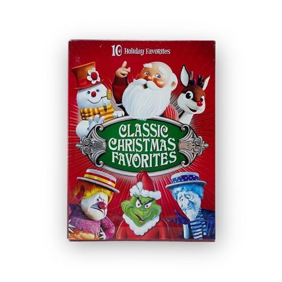 Classic Christmas Favorites DVD 2008 4-Disc Set Good Used Condition - Picture 1 of 9